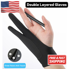 Artist Drawing Glove 2-Finger Anti-Fouling for Pad Graphic Tablet Pen Display picture