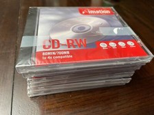 7 Imation CD-RW 80min 700MB 1-4x Rewritable Discs picture
