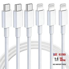 iPhone Charger Cord [Apple MFi Certified] USB C to Lightning Cable 10FT Whtie picture