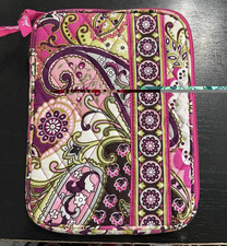 Vera Bradley Tablet Sleeve Very Berry Paisley 6.75”x8.5” picture