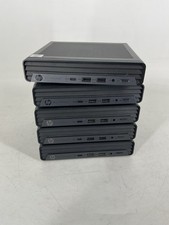 LOT OF 5 HP EliteDesk 800 G6 Mini PC (i7-10700 2.90GHz 32GB RAM No SSD/OS) No AC picture