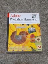 New Retail Big Box w/Manuals Adobe Photoshop Elements 2.0 2002 picture