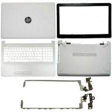 New for HP 15-BS 15-BW White Top LCD Back Cover/Bezel/Palmrest/Bottom/Hinges picture