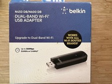 Belkin N450 DB/N600 DB Dual-Band Wi-Fi USB Adapter 300 Mbps (5GHz or 2.4 GHz) picture