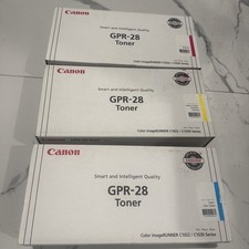 Canon GPR-28 Toner Cartridge Set Yellow Magenta Cyan for C1022 Series Brand New picture