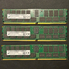Micron 96GB (3x32GB) DDR4-2400 RDIMM ECC Registered 2RX4 PC4-2400T-RB1-11 picture