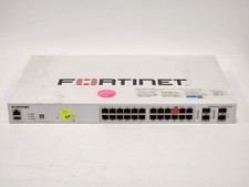 Fortinet FS-124F-FPOE 24 Gigabit Ethernet FortiSwitch Switch - Tested - READ picture
