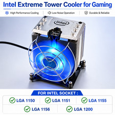 Intel XTS100H Extreme Tower Heatsink Gaming Cooler for LGA 1150,1151,1155,1200 picture