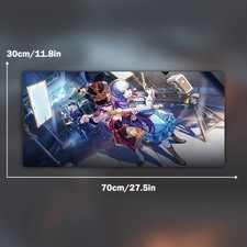 1pc Durable Anti-Slip Gaming Mouse Pad with Anime-Style Character Design, Wash picture