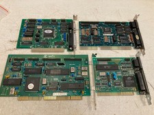Lot of 4 Vintage ISA Computer Expansion Cards Parallel Serial I O Controller PC picture
