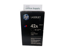 Genuine HP 42A Black Q5942A Print Toner Cartridge  DD picture