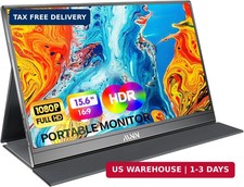 MNN Portable Monitor 15.6inch FHD 1080P 60Hz USB C HDMI Gaming Ultra-Slim IPS Di picture