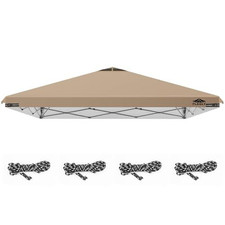 10x10ft Replacement Canopy Top with Air Vent, Waterproof & UV Protection Canopy picture