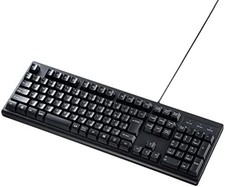 Sanwa Supply Keyboard Wired USB Connection Waterproof Dustproof 109key SKB-BS6BK picture