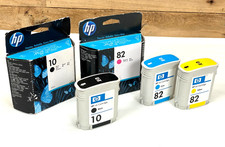 GENUINE SET 5 HP #10 #82 INK 69ml DESIGNJET 500 800 C4911A C4912A C4913A C4844A picture