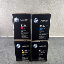 Genuine HP 823A 824A CMYK Toner Set CB380A CB381A CB382A CB383A New Sealed OEM picture
