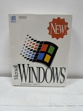 Microsoft Windows 3.1 Retail Box Floppy 3.5