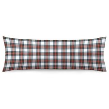 Christmas Body Pillow Cover 20x54 Red and White Plaid Long Colors-u-005 picture