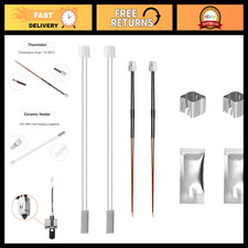High-Temperature 24V 48W Ceramic Heater & Thermistor Set for 3D Printers, 2PCS picture