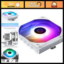 Low Profile CPU Air Cooler, 120mm PWM Fan, 6 Heat Pipes, ARGB, AMD/Intel Compati picture