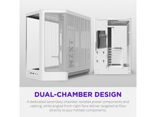 NZXT H6 (2026) Compact Dual-chamber ATX Case All White picture