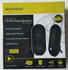 Brand NEW Gear Head USB Powered 2.0 Flat Panel Speakers picture