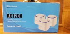 NEW Blue Shadow Cuka M1200C White AC1200 Wireless Whole Home Mesh Wi-Fi System picture