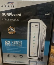 ARRIS Motorola Surfboard SB6141 Docsis 3.0 Cable Modom 8.4 - White picture