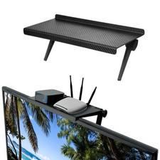 Monitor Router Set-Top Box Storage Shelf Bracket No Drilling picture