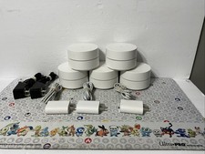 Lot of 5 Bundle Google Wifi 1st Gen Mesh Router System AC-1304 White - Tested picture
