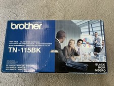 Genuine Brother TN-115BK Black Toner Cartridge Sealed Box NOS New Old Stock picture