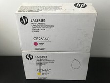 Genuine New HP 648A CE262AC CE262A CE263AC CE263A Yell Mag Toners CP4025 CP4525 picture