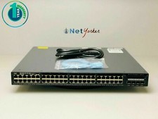 Cisco Catalyst WS-C3650-48FS-E 48 Port PoE+ Switch   - Same Day Shipping picture