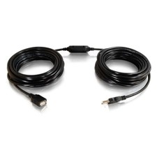 39.3ft (12m) USB 2.0 A M to F Active Extension Cable (Center Booster Format)-C2G picture