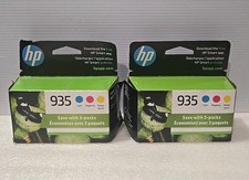2 Sealed HP 935 Tri-Color Ink Cartridge - Cyan Magenta Yellow (Exp 1/26 & 5/25) picture