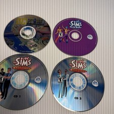 Vtg Bundle SIM PC Sim City 2000, Town, The Sims Deluxe Edition, Sims House Party picture