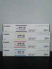 Canon GPR-58 Complete Toner Cartridge Set Black, Cyan, Yellow, Magenta picture