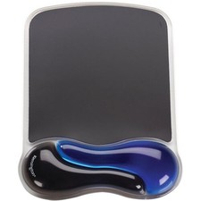 Kensington Duo Gel Wave Ergonomic Mouse Pad And Wrist Rest - Black, K62401AM picture