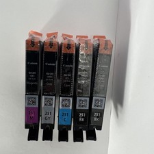 Genuine Canon CLI-251 Black (2X) Cyan Magenta Ink Cartridge Multi-Pack Set New picture