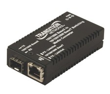 Transition Networks M/GE-PSW-SFP-01-NA, FIBER to COPPER converter Gigabit  -NEW  picture