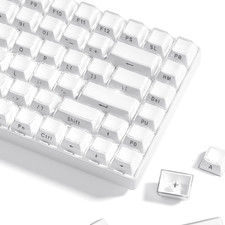 Womier Keycaps - Lusterfly Jelly Keycaps White 60 65 75 100 Percent picture