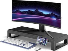 GECKOSTROLL Computer Monitor Stand Desk Riser 21.6