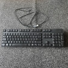 Dell Keyboard OEM KB1421 QWERTY Wired USB Black Business Full Number Keypad picture