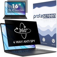 360° Laptop Privacy Screen 16 Inch for 16:10 Computer, 16