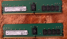 32GB MICRON (2x16GB) PC4-2666V UDIMM ECC Memory RAM - MTA18ASF2G72PDZ - 2G6E2QI picture