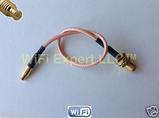 SMA Male Female to MCX Male Female Straight or Angled RG316 Pigtail 4-20 inch US picture
