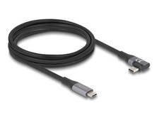 Delock USB 20Gbps Cable Angled Left Right PD 3.1 Cable 81132 picture