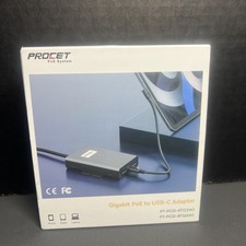 PROCET Gigabit PoE to USB C Converter 23W RJ45 to C Type         PTPCGIA G2U picture
