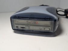 QPS Que QPS-525 USB External Drive CD-RW Writer/Reader 24x12x40x Gray USB 2 picture