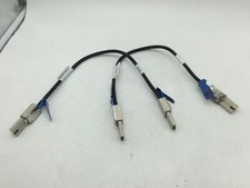 LOT OF 2 HP 407344-001 408765-001 0.5M EXTERNAL MINI SAS CABLE FREE S/H picture